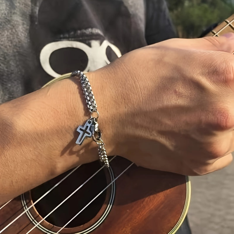 EYJ Cross Link Bracelet
