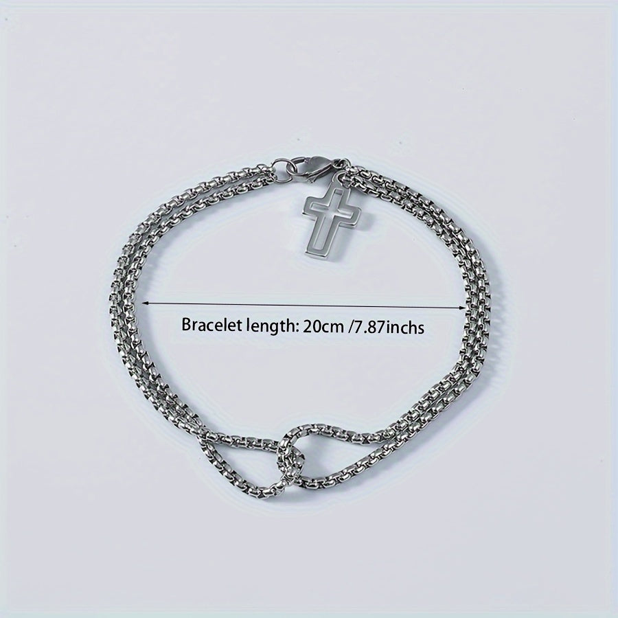 EYJ Cross Link Bracelet