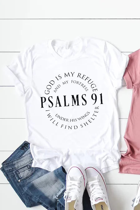 EYJ Faith Psalm 91 Tee