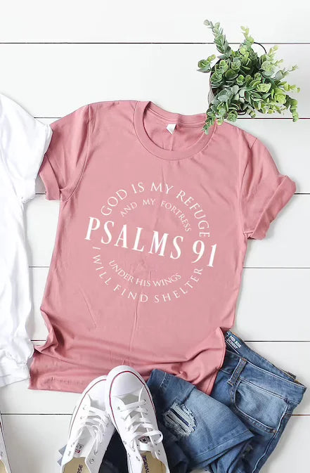 EYJ Faith Psalm 91 Tee
