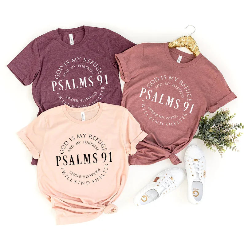 EYJ Faith Psalm 91 Tee