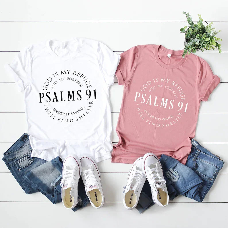 EYJ Faith Psalm 91 Tee