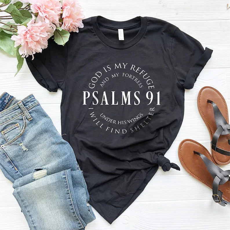 EYJ Faith Psalm 91 Tee
