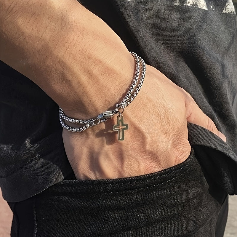 EYJ Cross Link Bracelet