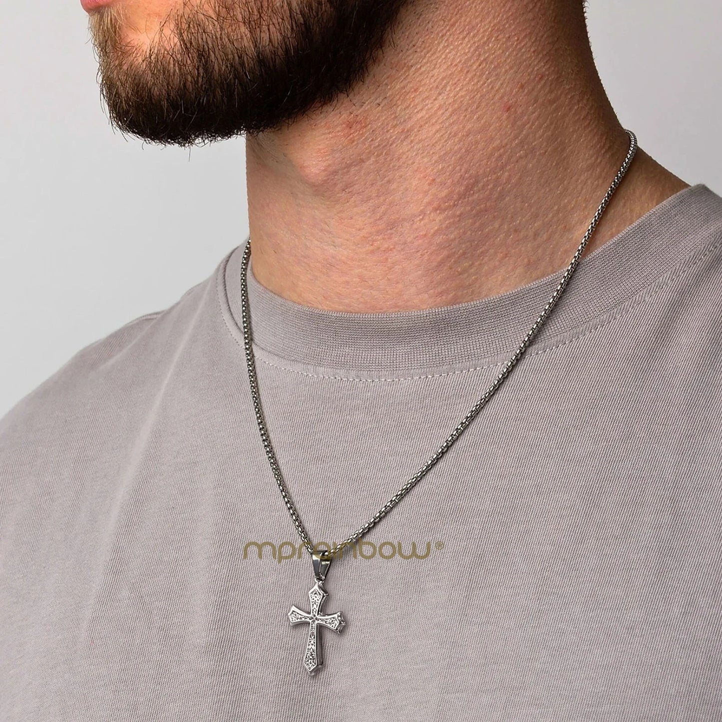 EYJ Cross Pendant Necklace
