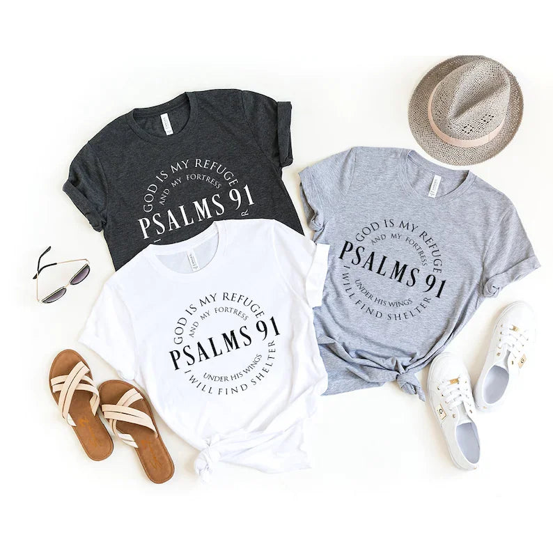 EYJ Faith Psalm 91 Tee
