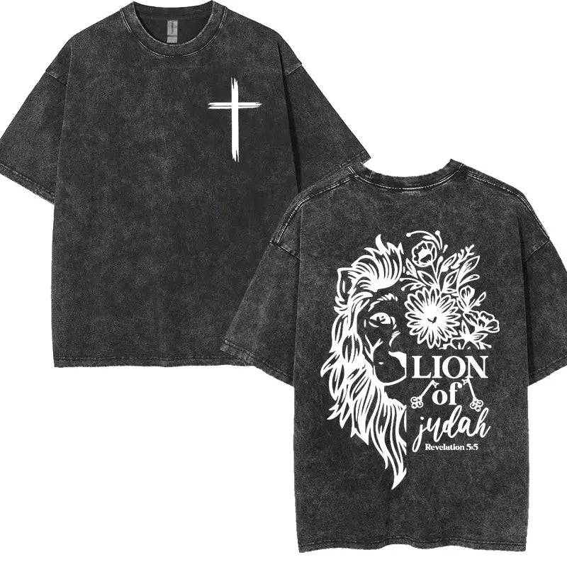EYJ Lion of Judah Vintage Christian T-Shirt