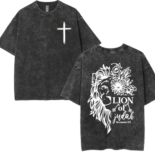 EYJ Lion of Judah Vintage Christian T-Shirt