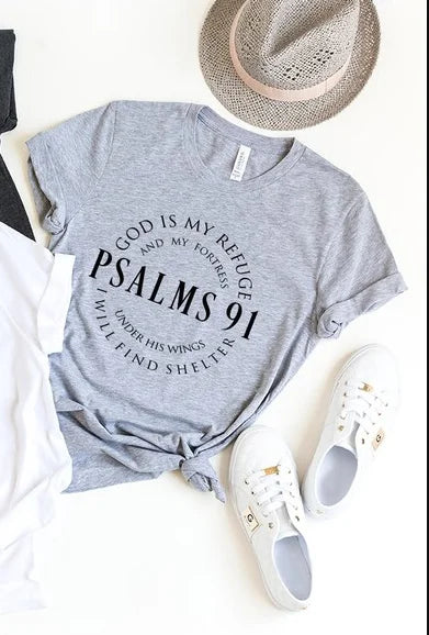 EYJ Faith Psalm 91 Tee