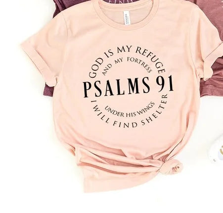 EYJ Faith Psalm 91 Tee